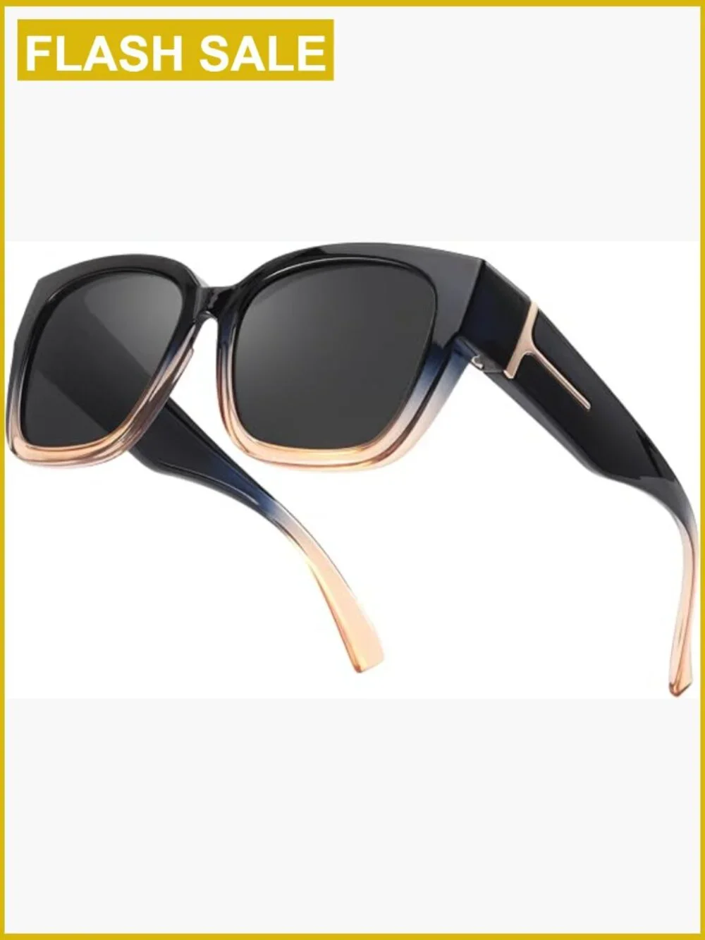 Polarized Fit Over Glasses Sunglasses for Women UV400